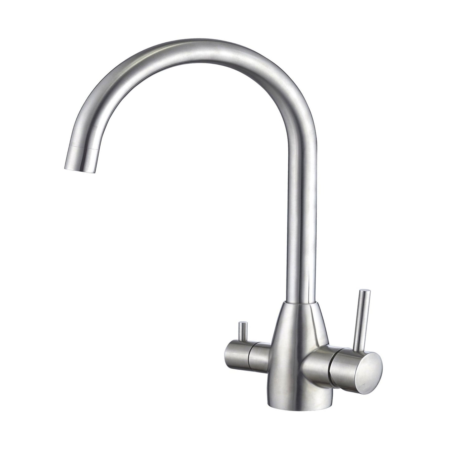 3-Way Stainless Steel Filtered Tap - Gooseneck